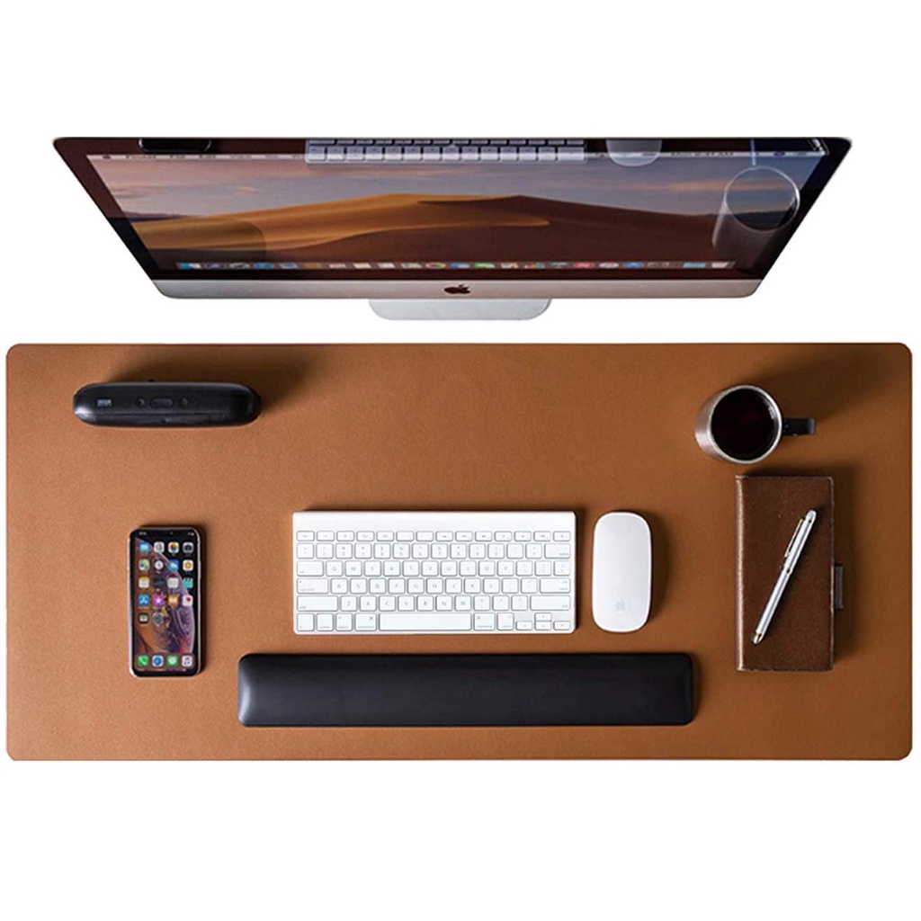 Premium multipurpose PU Leather Desk Pad NonSlip, Waterproof, Stylish