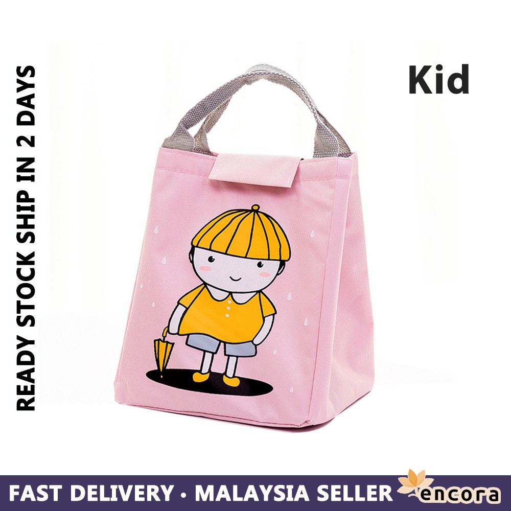 lunch bag Encora Cartoon Oxford Cloth Thermal Insulated Warm Keeping