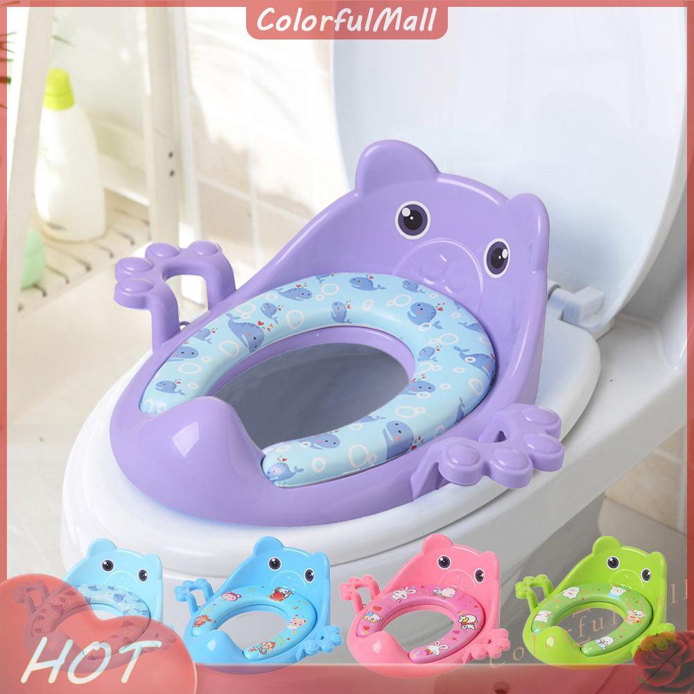 Baby Toilet Potties Children Potty Safe Seat with Armrests for Girls