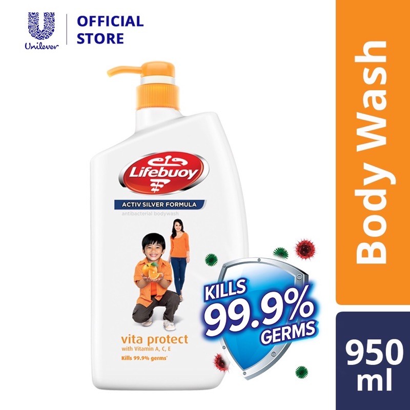 Lifebuoy Antibacterial Shower Gel Vita Protect (950 ml) Shopee Malaysia