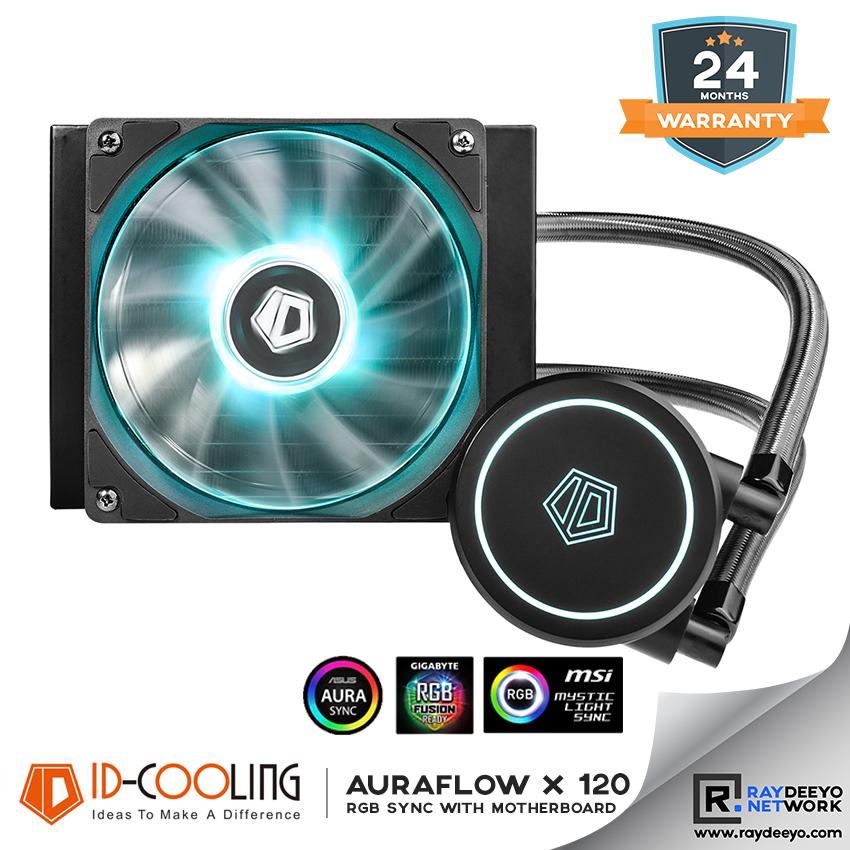 ID Cooling Auraflow X 120 RGB Water Cooling Fan [RGB Sync] Shopee Malaysia