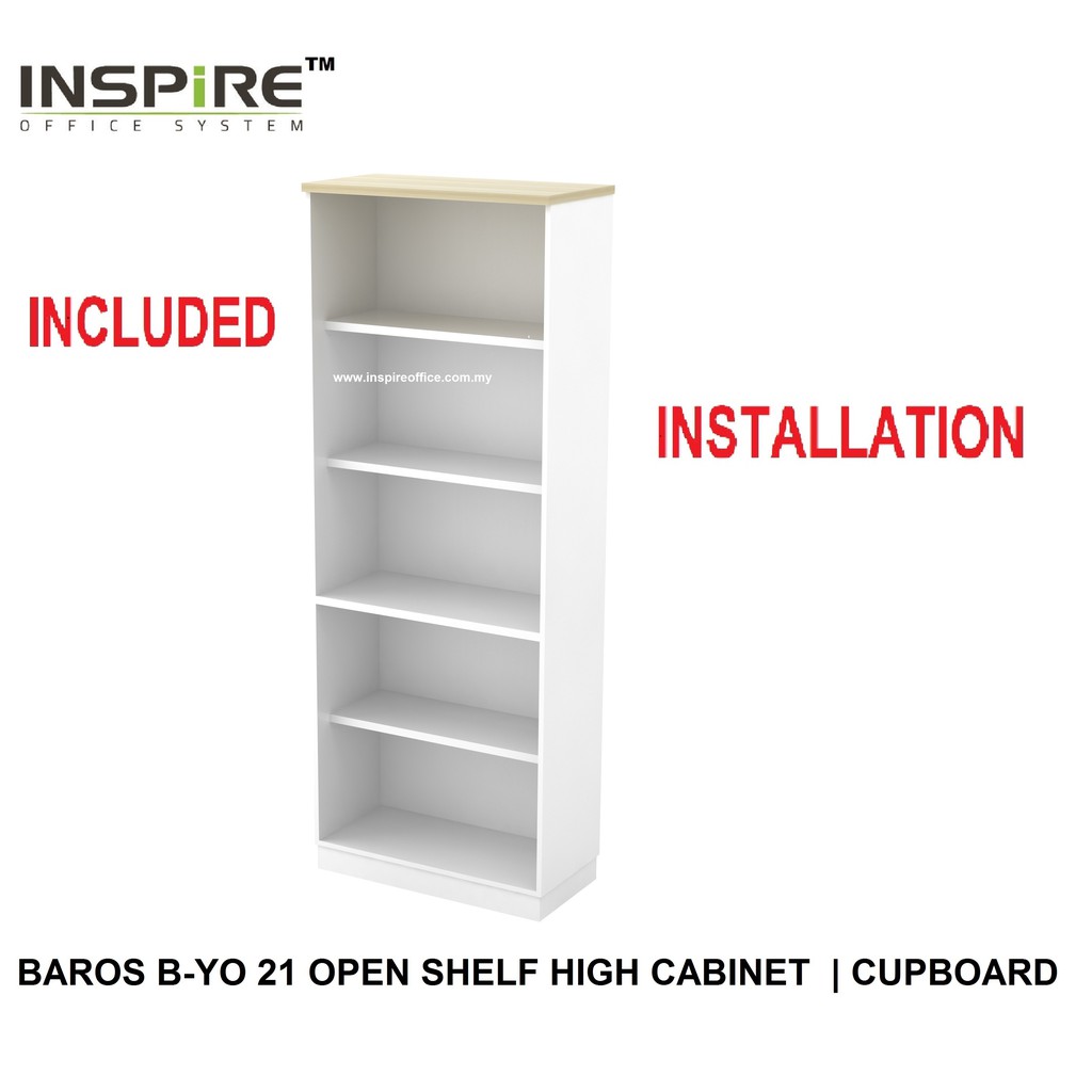 BAROS SERIES BYO21 OPEN SHELF HIGH CUPBOARD Shopee Malaysia