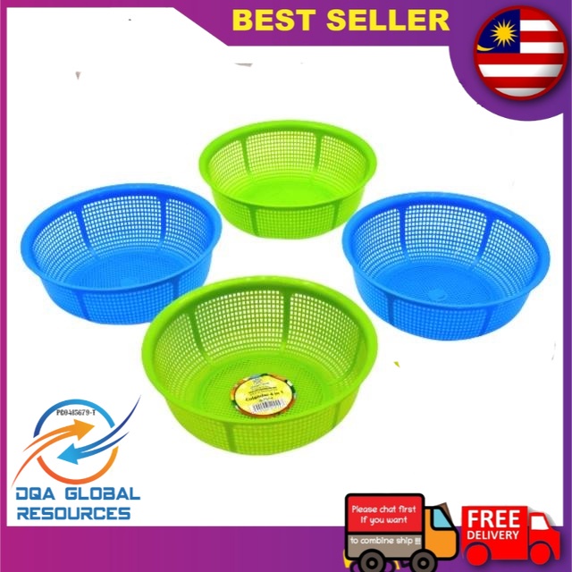 Green Leaf 4 IN 1 Round Colander 💥【🇲🇾 READY STOCK】💥 Shopee Malaysia