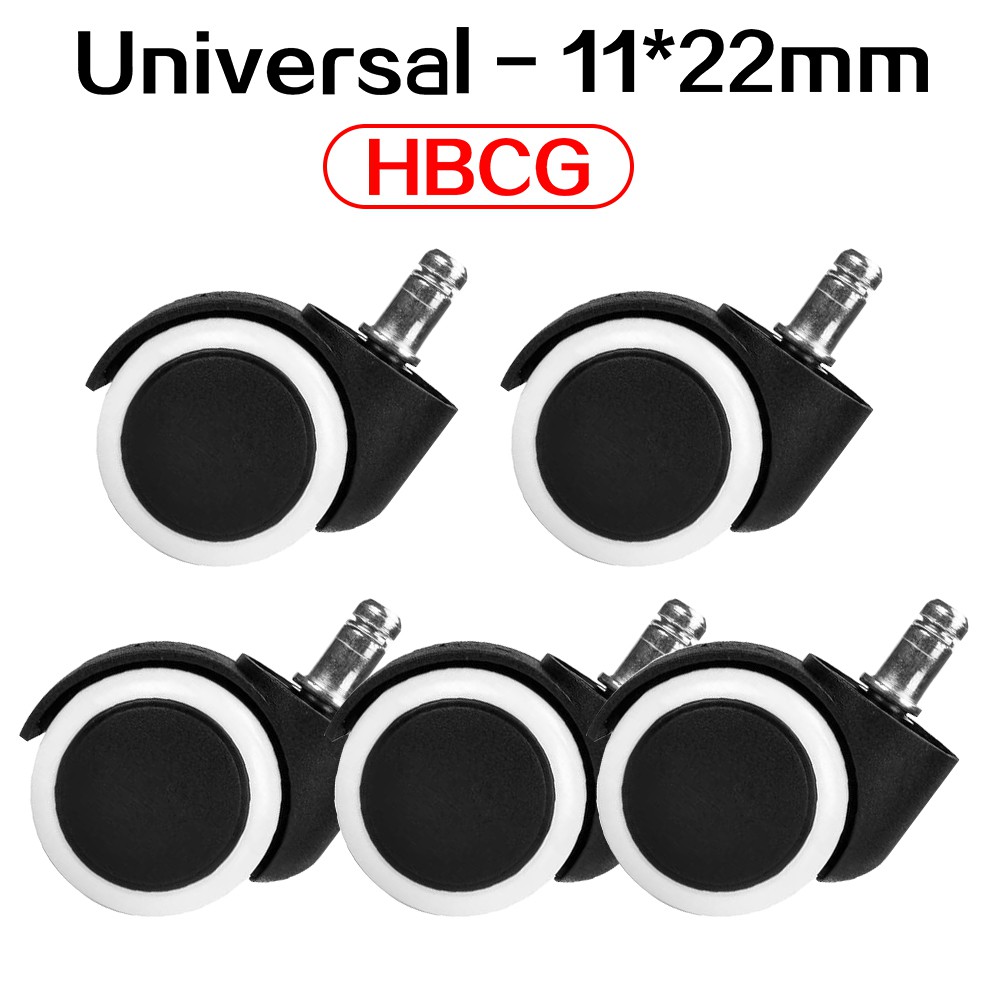 Office Chair Roller Replacement Set of 5 Heavy Duty Game Chair Caster