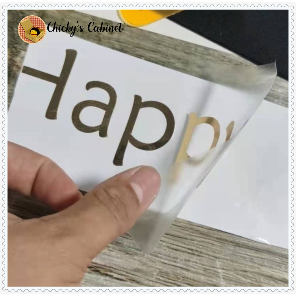 Transfer Tape Transfer Sticker Vinyl Transfer Clear Shopee Malaysia