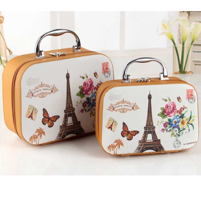 Cosmetic Makeup Box Case Cosmetic bag With Mirror Waterproof Material