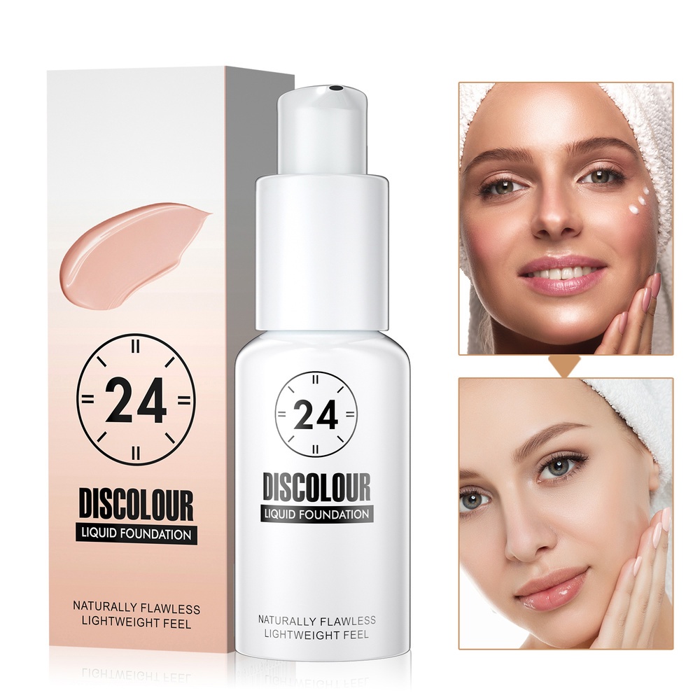 Colour Changing Liquid Foundation Hides Wrinkles & Lines Makeup Base