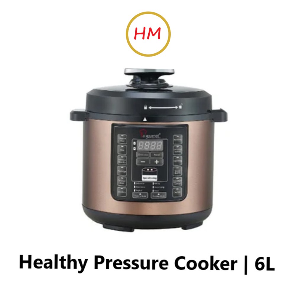 La Gourmet 6L Healthy Electric Pressure Cooker ( Free Accessories Set