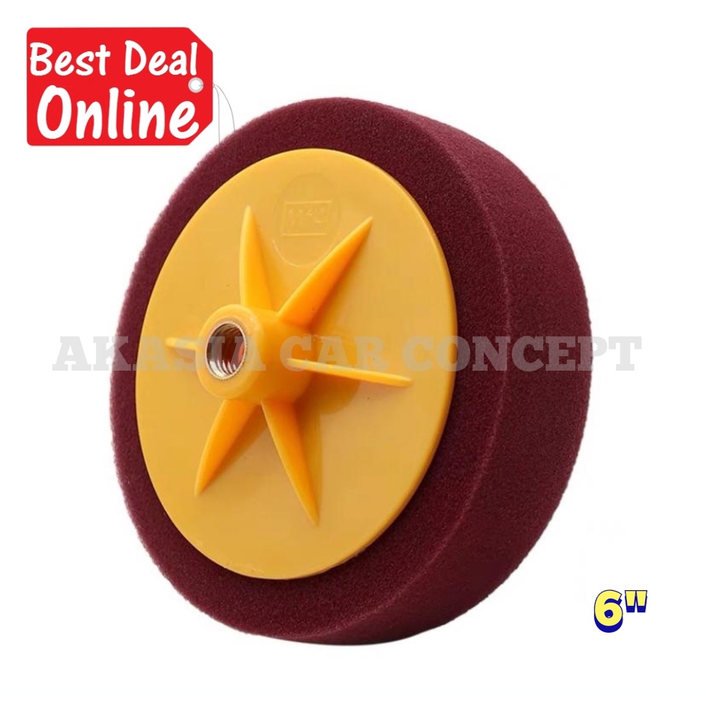 Sponge Polishing Pad Waxing Pad Buffing Pad Car Polish Pad Size 6 Inch