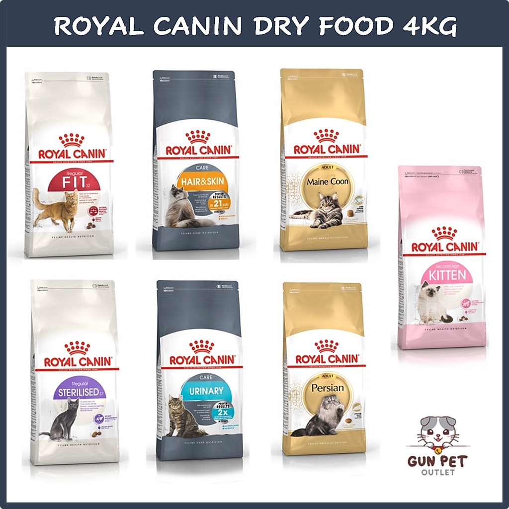 Royal Canin 4kg Original Cat Dry Food Makanan Kucing Royal Canin Hair Skin Care RC Kitten Fit 32