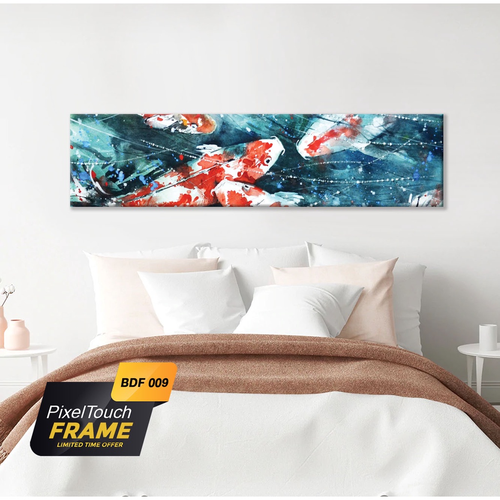 Frame Hiasan Rumah Bilik Pejabat Home Wall Decor Abstract Horizontal