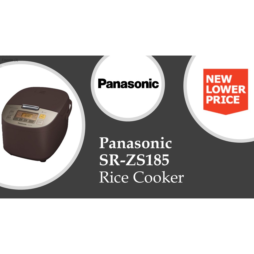 Panasonic Rice Cooker SRZS185 (1.8L) Shopee Malaysia