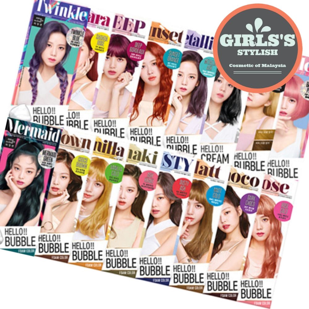 Mise En Scene Hello Bubble Hair Color Dye 90g Shopee Malaysia
