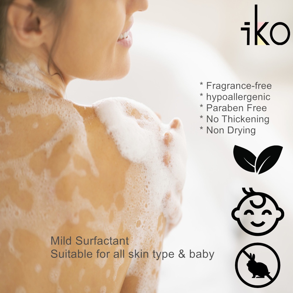 500ml Natural Liquid Body Wash Soap Base/ Unscented/ Paraben Free