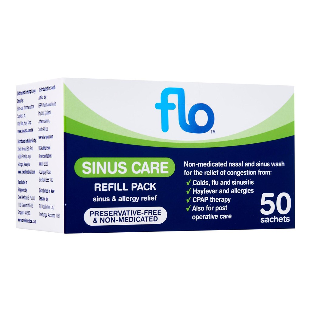 Flo Sinus Care Refill Pack sinus & allergy relief PreservativeFree