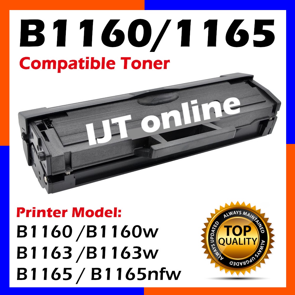 Compatible to DELL Printer B1160 B1160w B1163 B1163w B1165 B1165nfw B