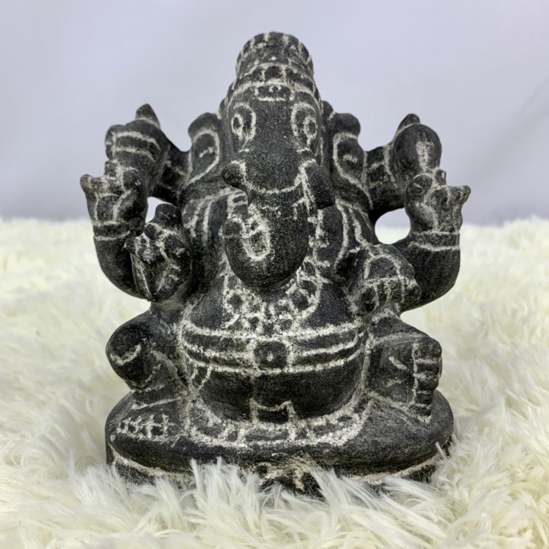 Karungal Stone Statue Vinayagar (Vigrakam) Handcrafted/Handmade