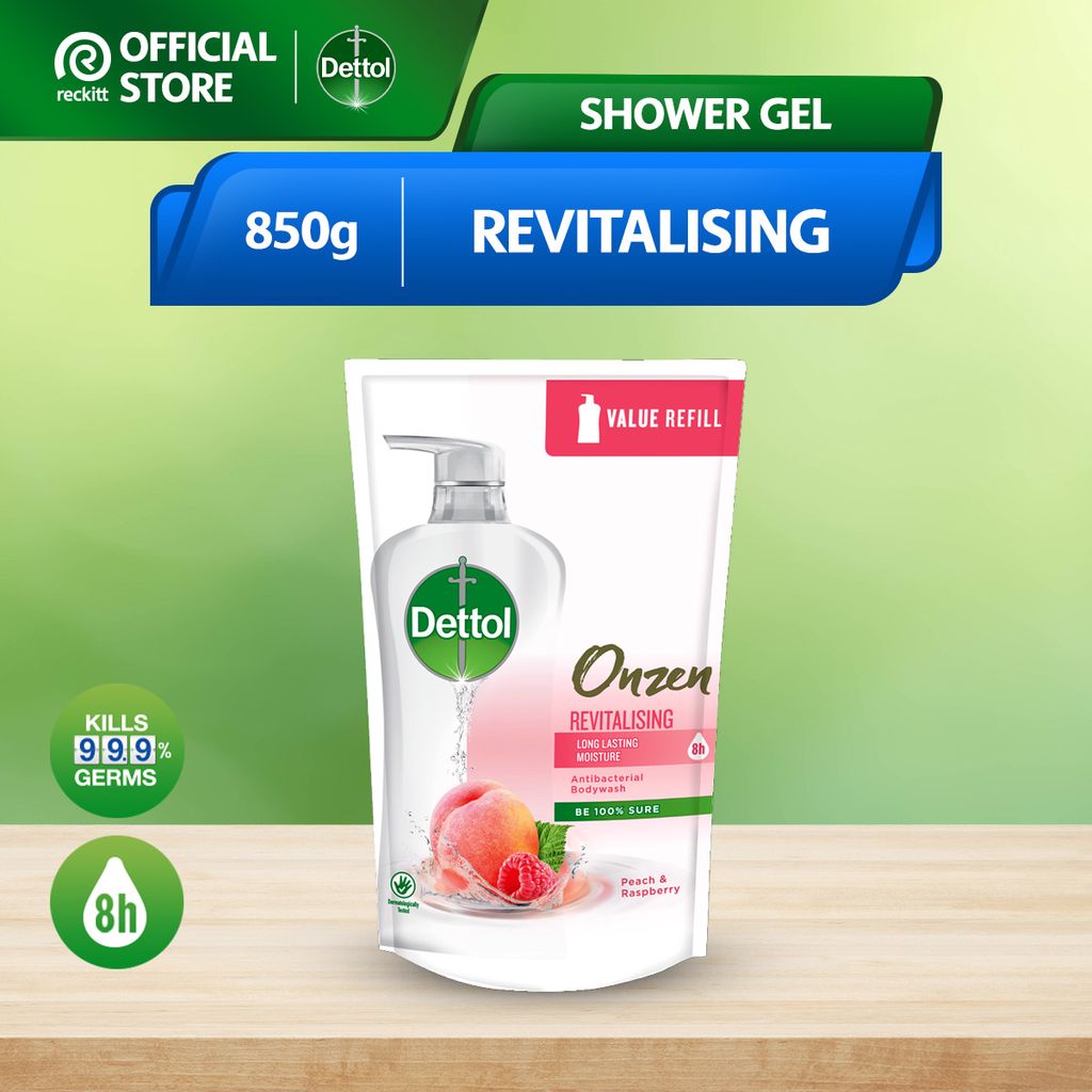 Dettol Shower Gel Body Wash Onzen Refill Pack 850ml Shopee Malaysia