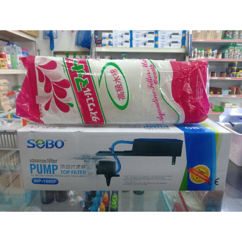 Sobo Aquarium Top Filter WP880F / WP1880F / WP2880F 🔥Free Gift Sponge Filter🔥 Shopee Malaysia