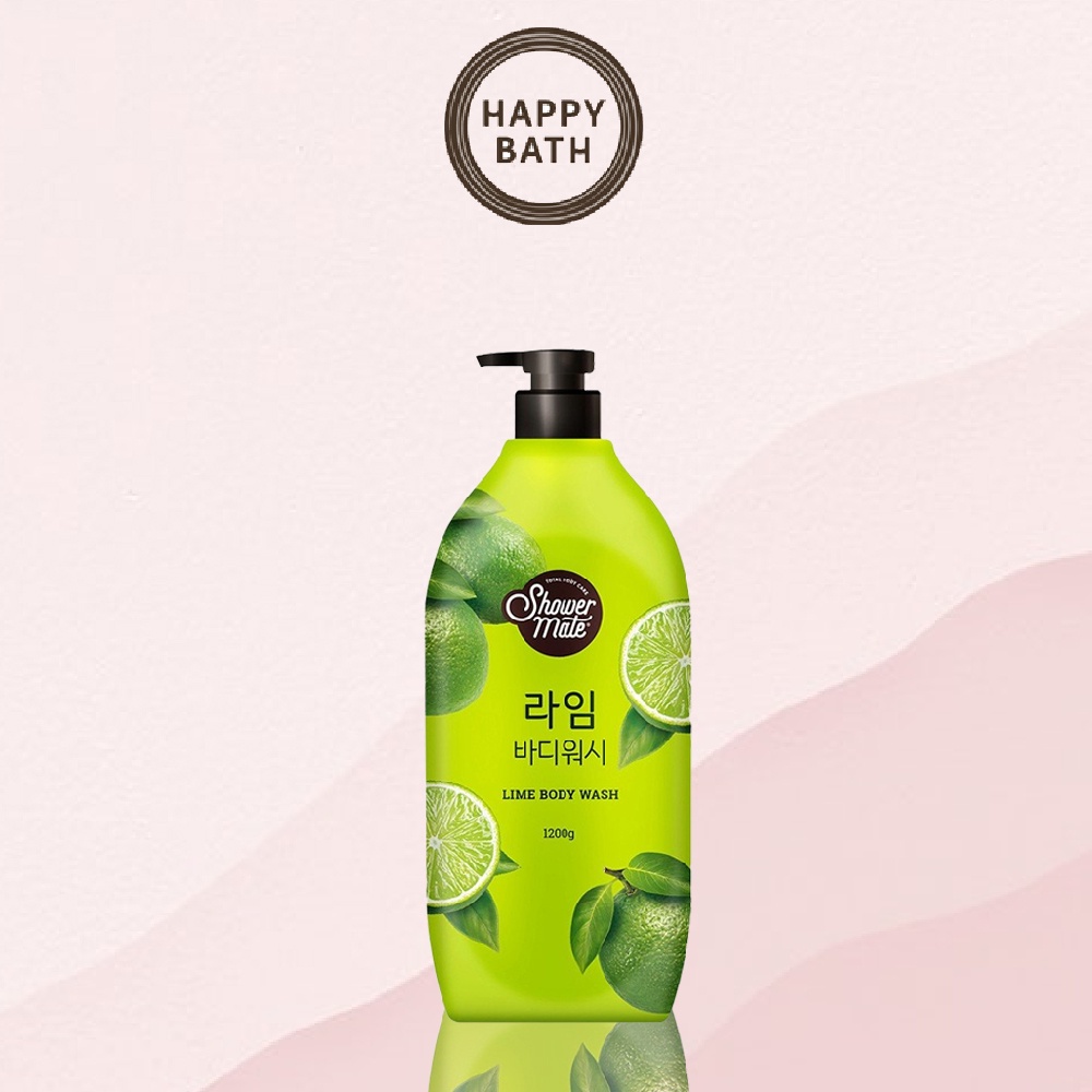 KOREA FAMOUS!! Shower Mate Natural Body Wash 1200ml Clean Cotton / Cranberry / Lime / Citron