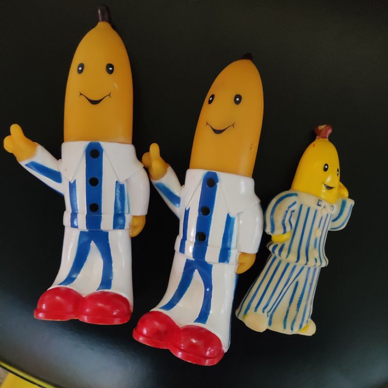 Banana in pyjamas rubber toys (Used) Shopee Malaysia
