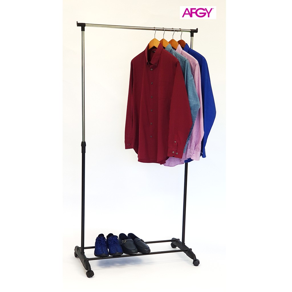 AFGY FGR 101 Stainless Steel Flexi Garment Rack Shopee Malaysia