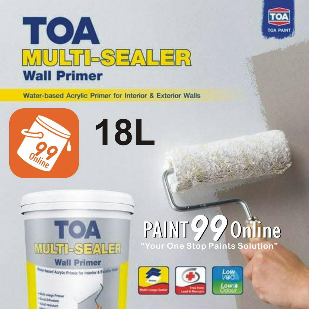 wall sealer white ( 18L ) TOA MULTI SEALER WALL PRIMER / acrylic waterbased wall sealer / wall