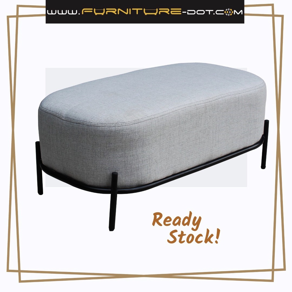 Nordic Rectangle Ottoman / Stool FRM4026 Shopee Malaysia
