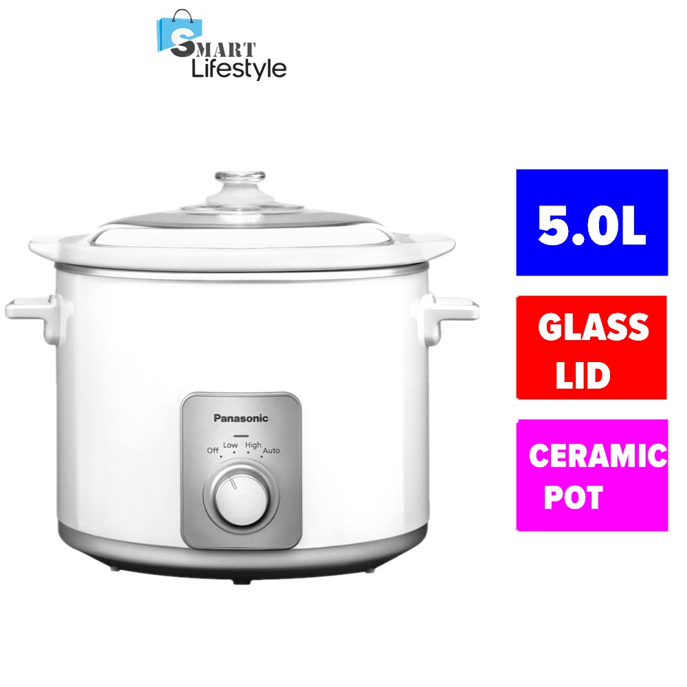 Panasonic Slow Cooker (5.0L) NFN50ASSL / NFN51AWSK Shopee Malaysia