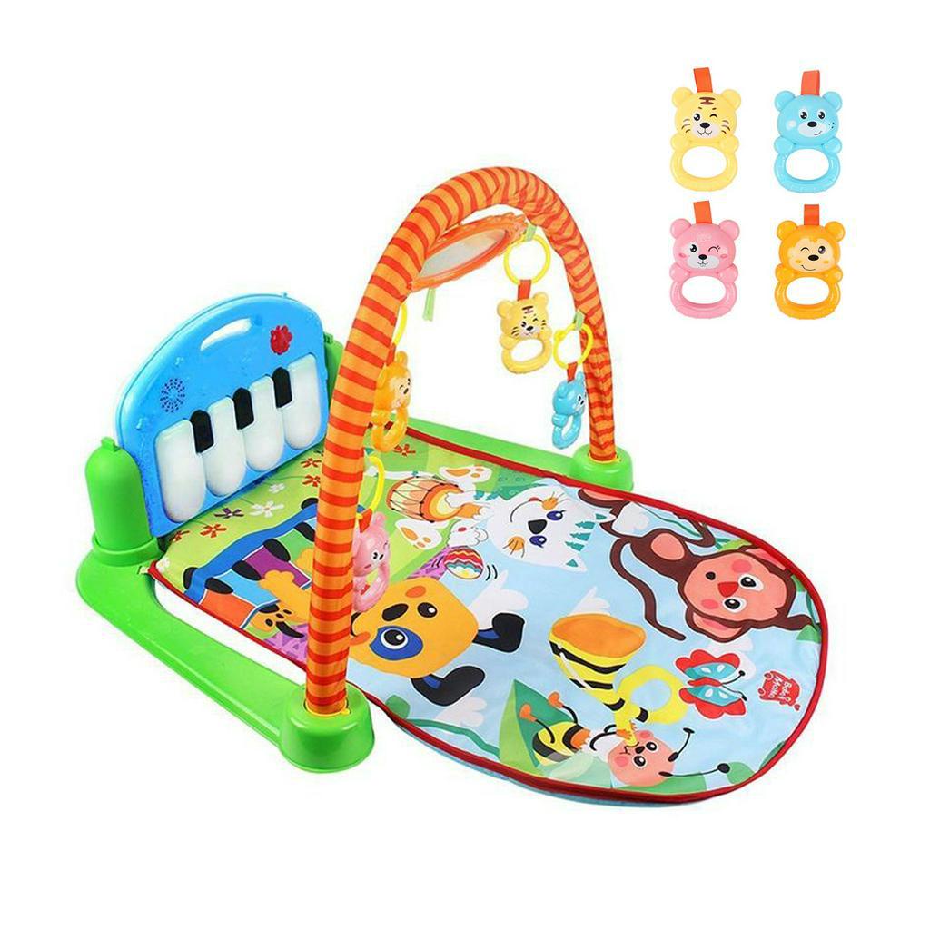Mainan Bayi Rainforest Musical Lullaby Baby Activity Playmat Gym Toys Mat 3 in 1 Shopee Malaysia