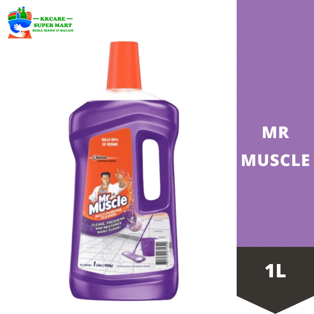 Mr Muscle Floor Cleaner Lavender 1L Bottle Shopee Malaysia