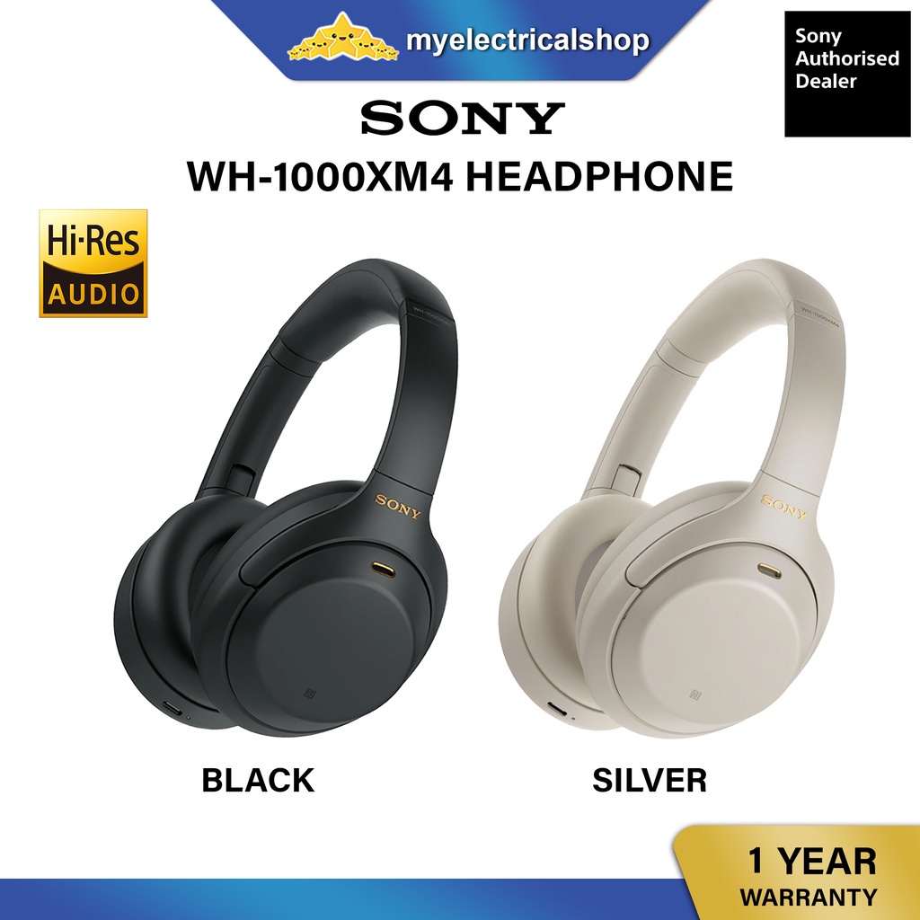 Sony WH1000XM4 Noise Cancelling Wireless Bluetooth Over Ear Headphone Headband WH1000XM4 / XM4
