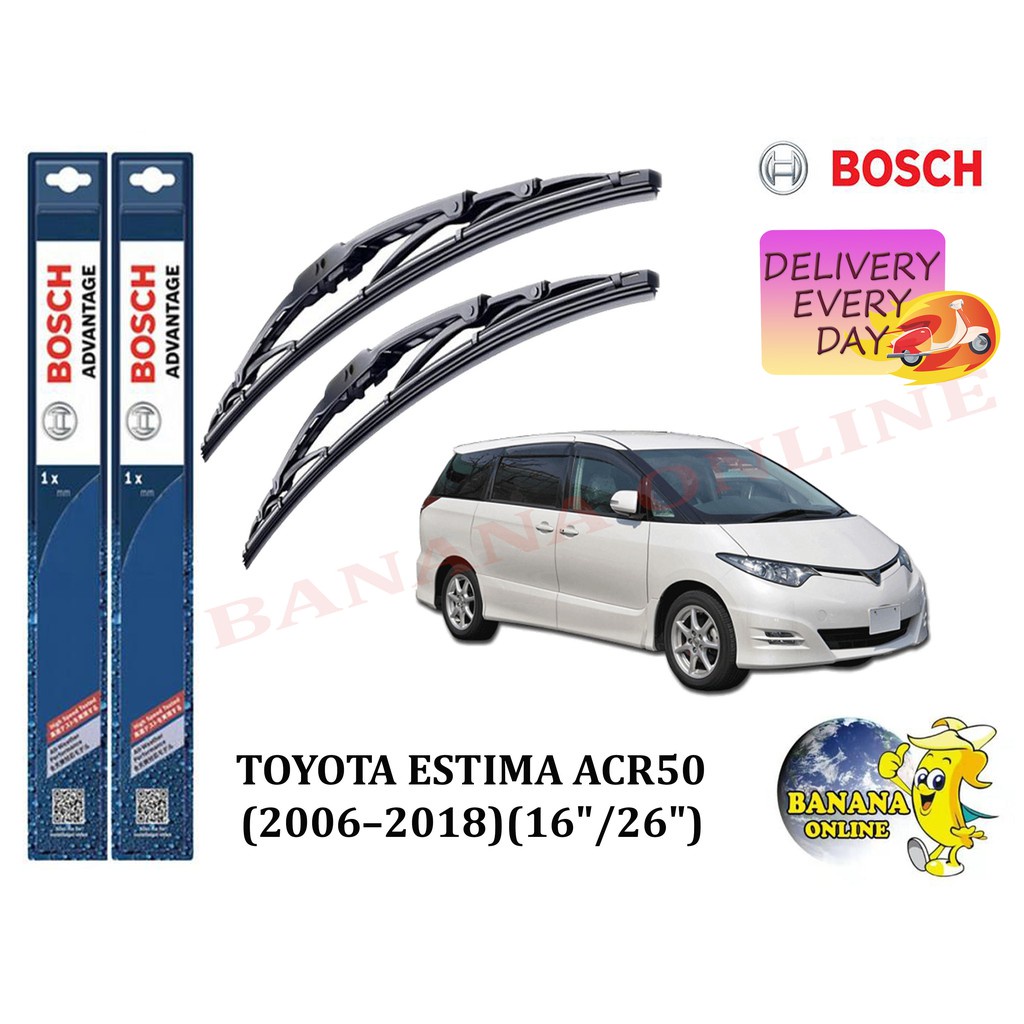 💯ORIGINAL💯 Bosch Advantage Wiper Toyota Estima ACR50 (20062018) 16
