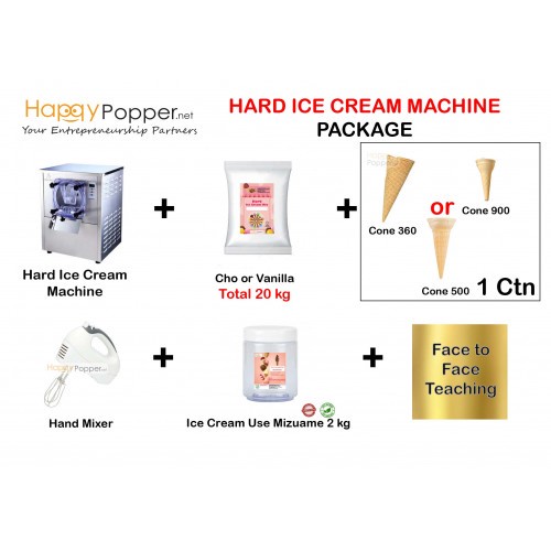 Happypopper Business Package Hard Ice Cream Machine Frozen Fruit Ice