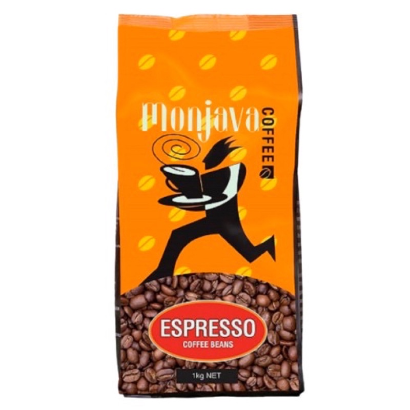 Monjava Coffee Beans Espresso 1kg, 100 Arabica Coffee Whole Beans