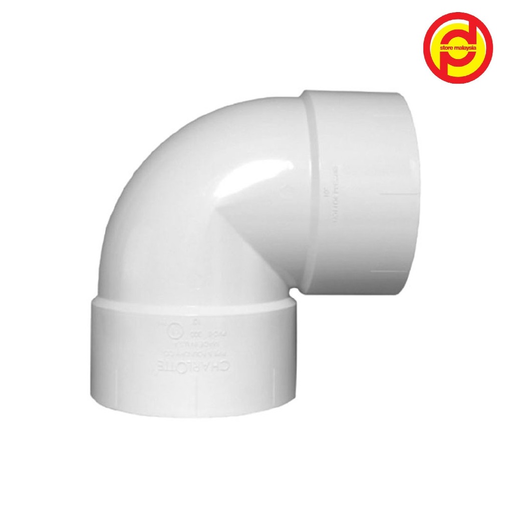 UPVC 90 Degree Elbow/Bend Pipe Putih Shopee Malaysia