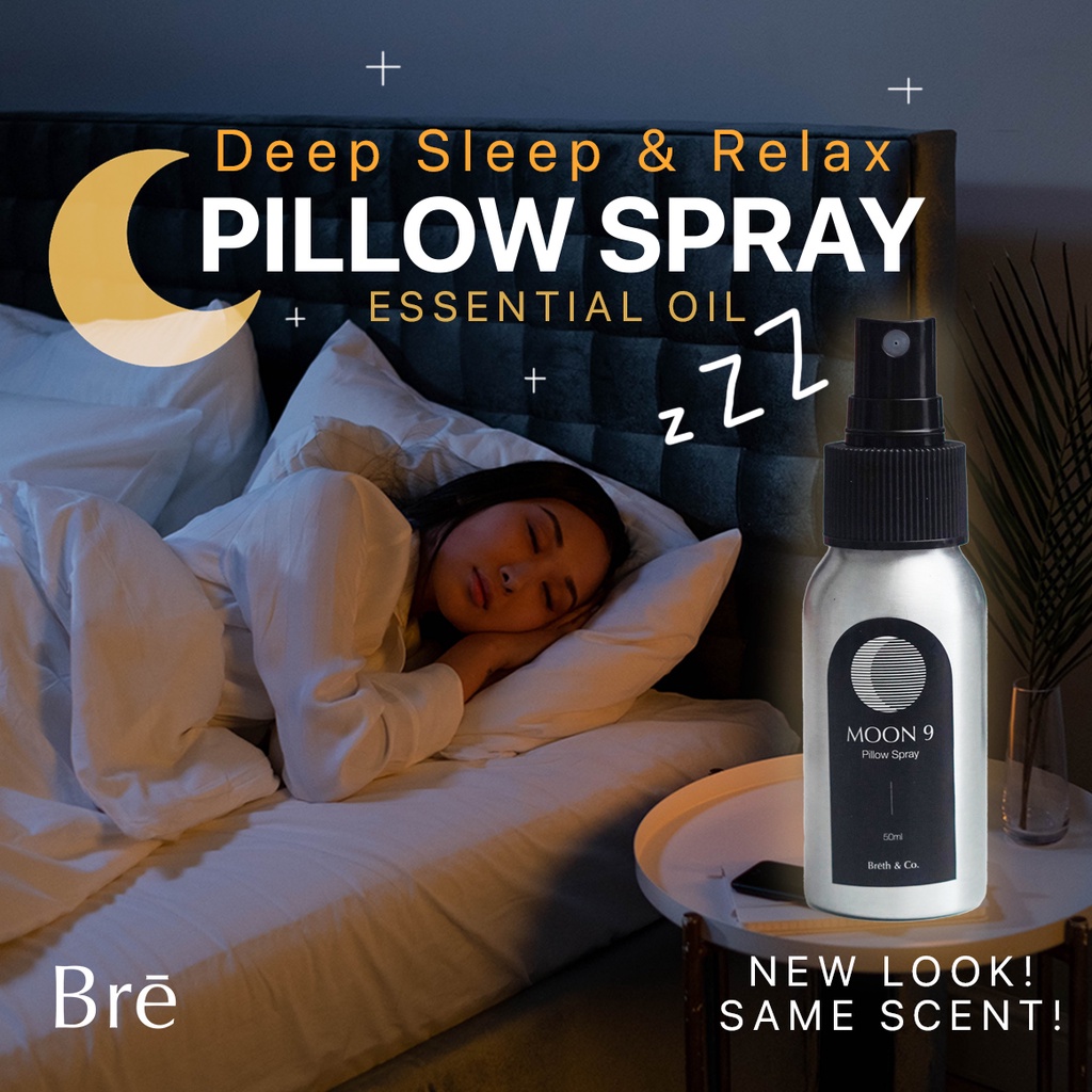 【Deep Sleep & Relax】 Essential Oil Pillow Spray 50ml l Aluminum Bottle