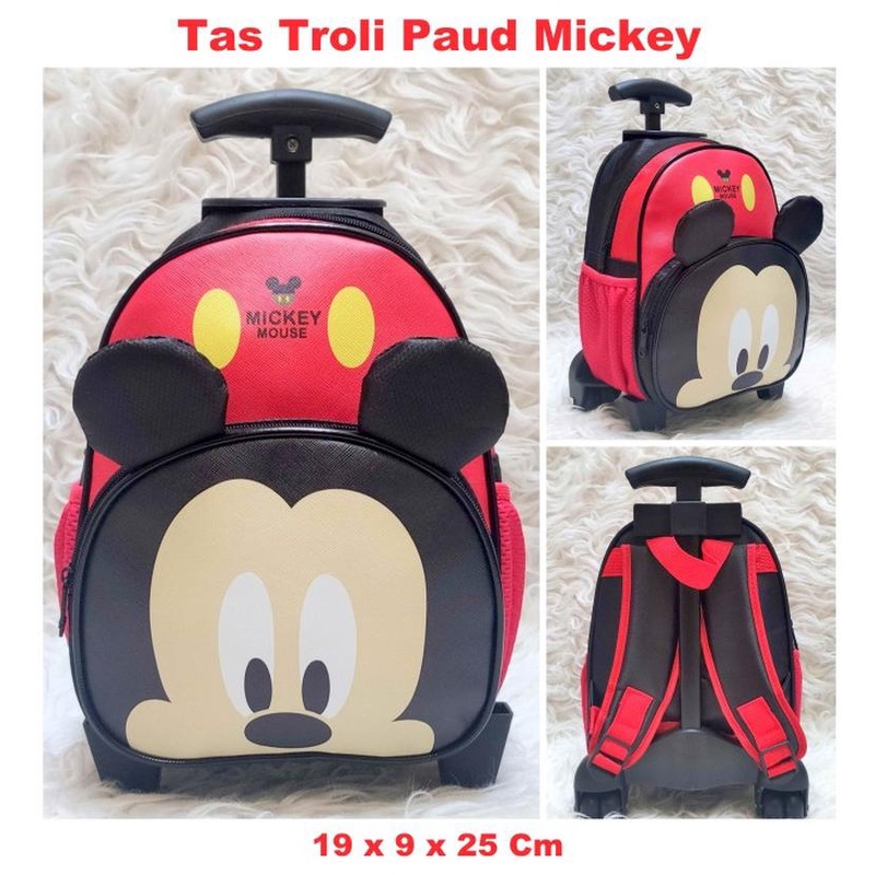 Children's Trolley Bag // Girls' School Bag // Egg Shape Bag // Walking