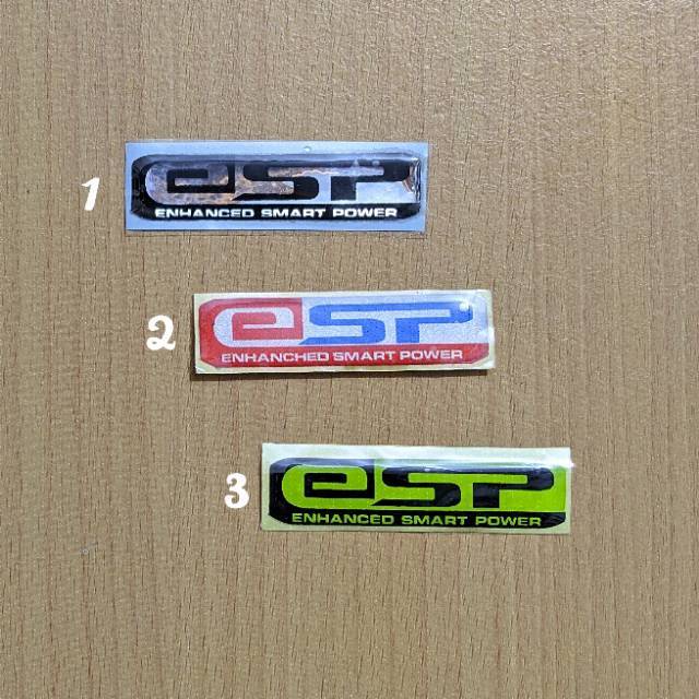 Sticker Embossed Emblem Honda ESP Thailand Sticker Motorcycle Variation