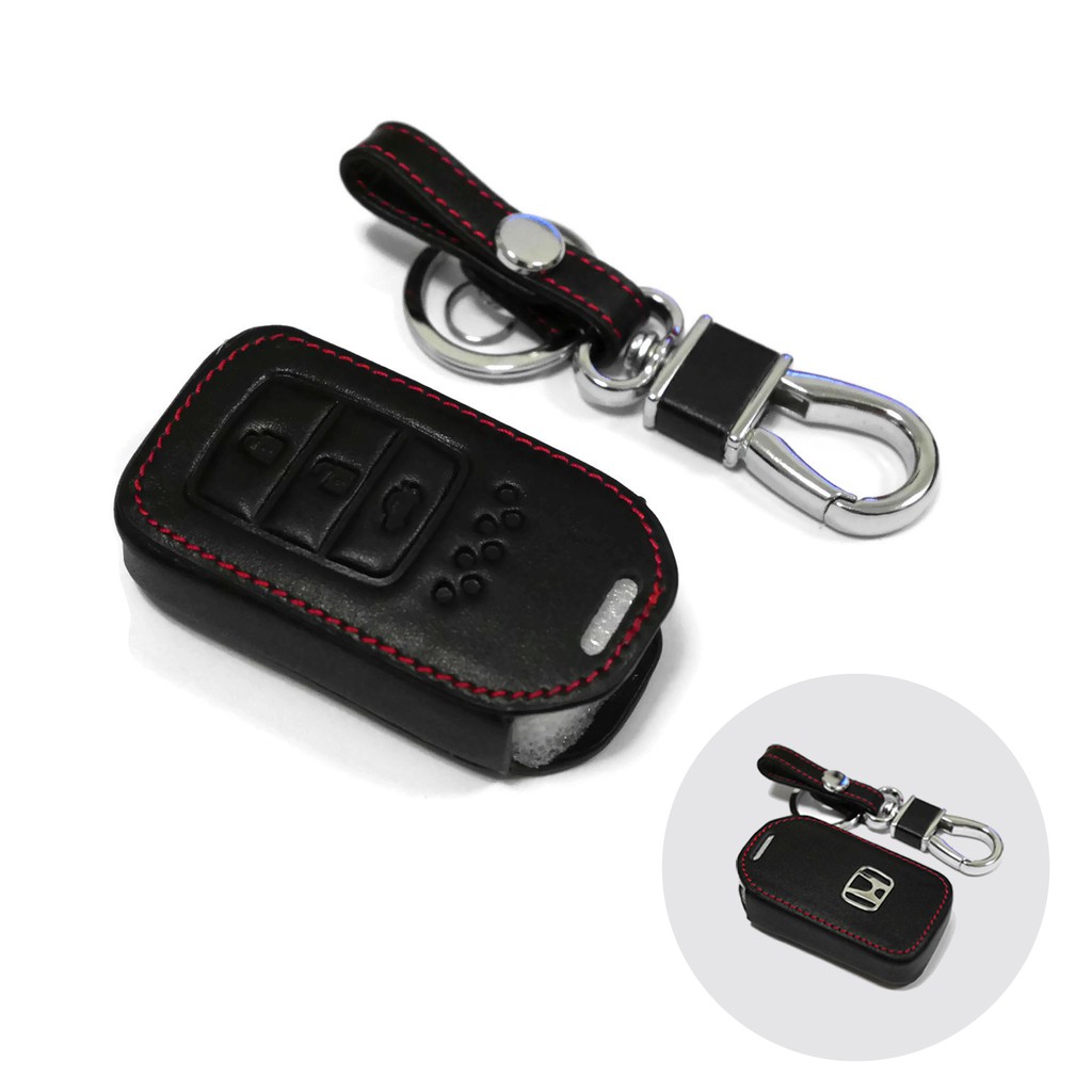 Honda City / Accord / HRV / CRV 2014-2023 Keyless Remote Leather Key