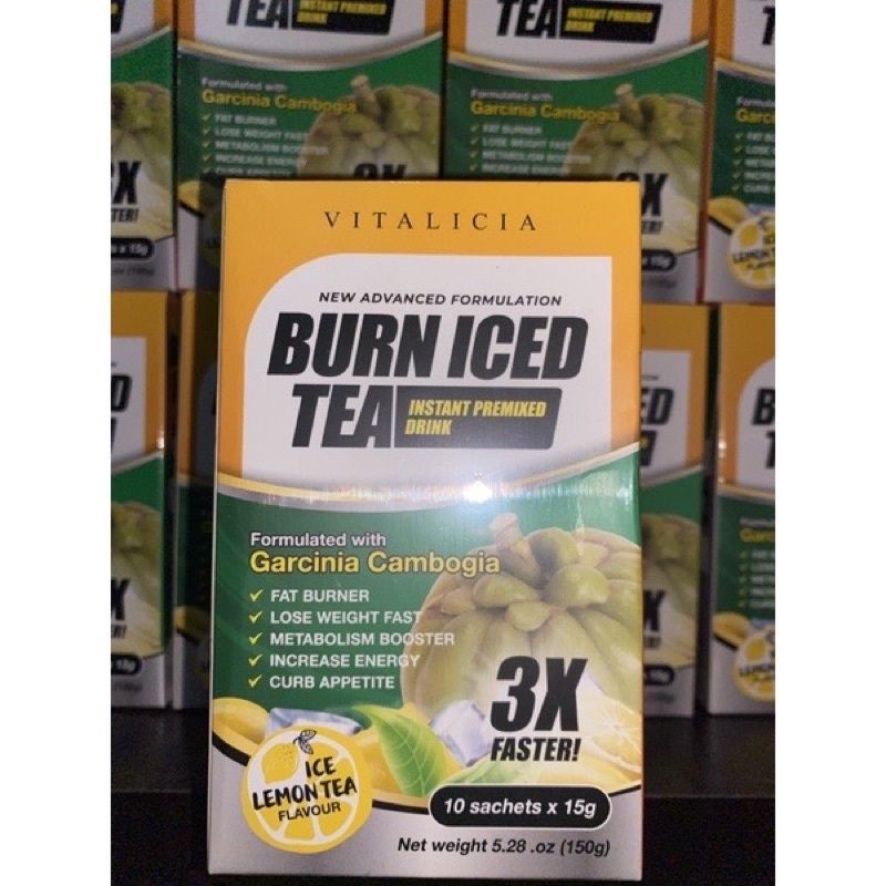 🔥ORIGINAL 💯 BURN ICED TEA + ORANGE JUICE DETOX [Teh kurus Viral Avenys