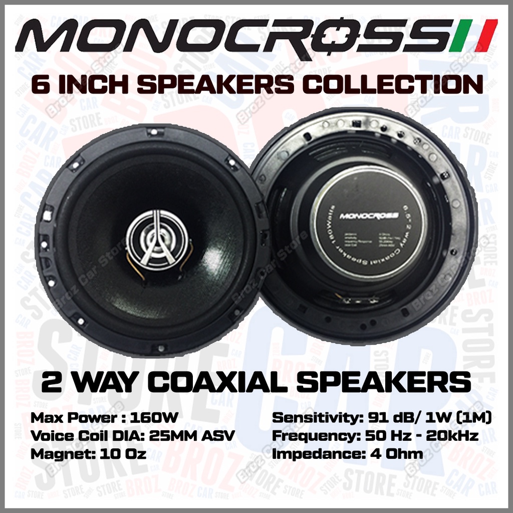 🔥 Amplifier + Woofer Combo Set 🔥 Monocross 2 / 4 / Channel Power