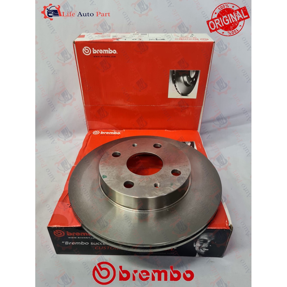 BREMBO Brake Disc Rotor Perodua Myvi Old Front Brake Disc Rotor 1Pair (20052010) Shopee Malaysia