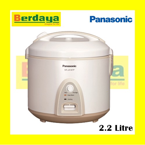 Panasonic Rice Cooker SRJA227P (2.2L) Porridge Function (12.12 SALE