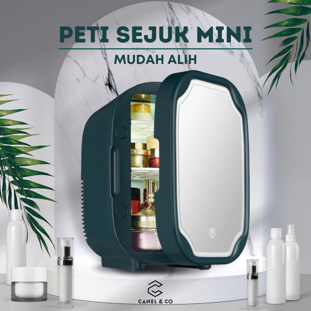 With Light Mirror High Quality 8L Mirror Refrigerator Mini Fridge