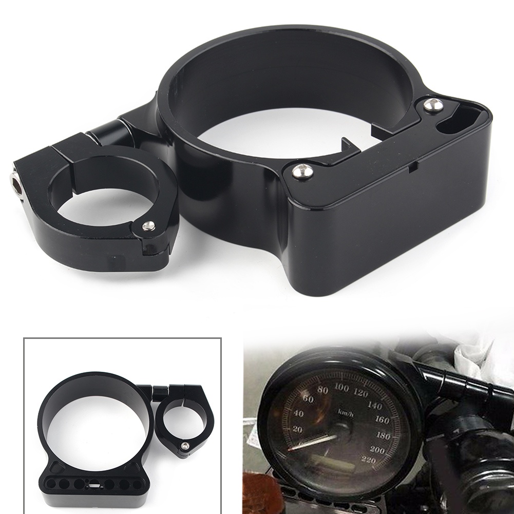 Motorcycle 39mm/16" Side Mount Speedo Relocation Bracket For Harley