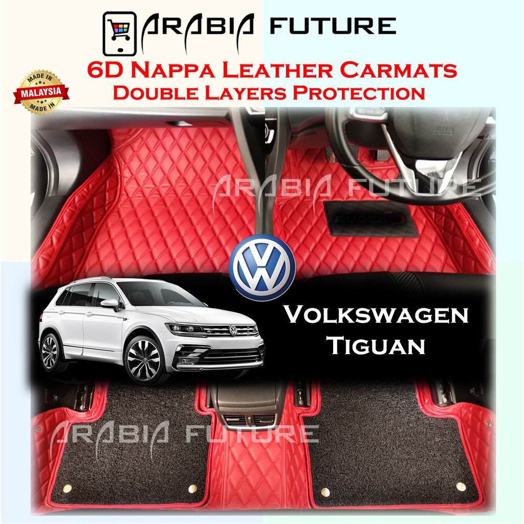 Volkswagen Tiguan 5N AD BW 6D Floor mat Premium Carmats carpet kereta RUGGA6D Custom Made SUV VW