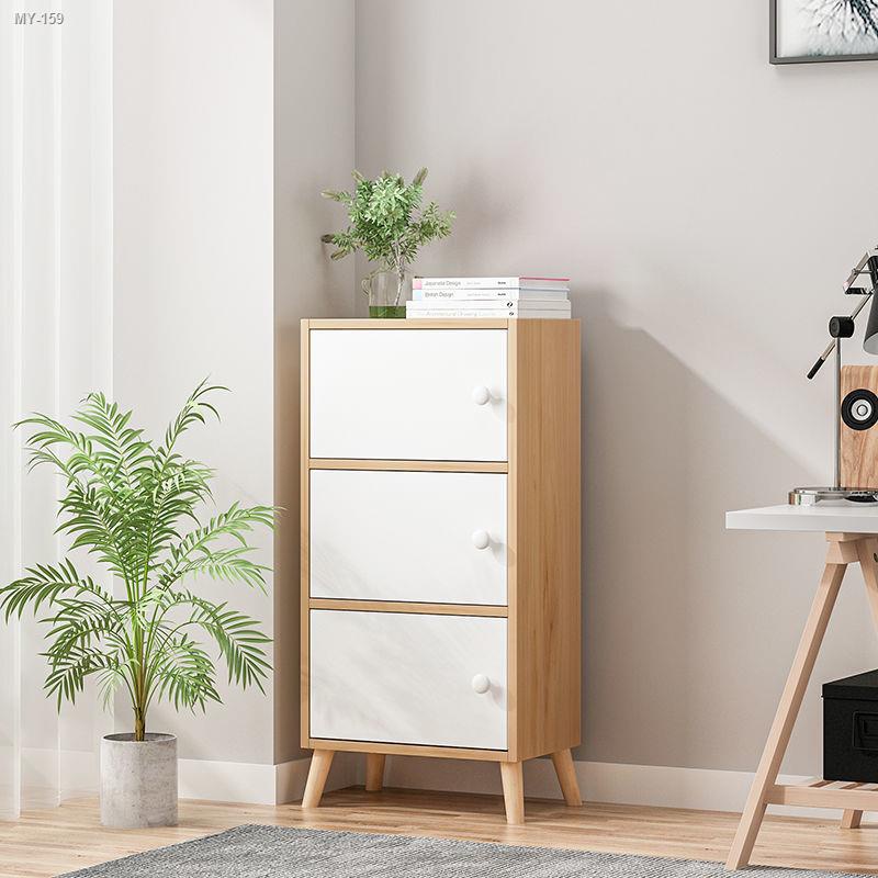 ℡Bay window locker balcony storage with legs small bookcase