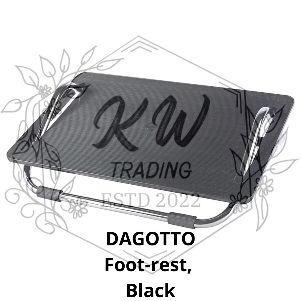 IKEA DAGOTTO Footrest, black Shopee Malaysia