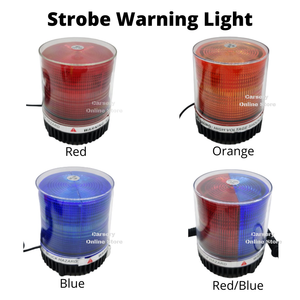 Brilliant Strong Xenon Strobe Warning Light 12V Car Light / Lampu Polis Shopee Malaysia